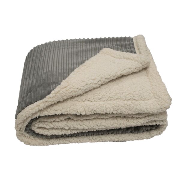 Corduroy Lambswool Throw Blanket Thumbnail