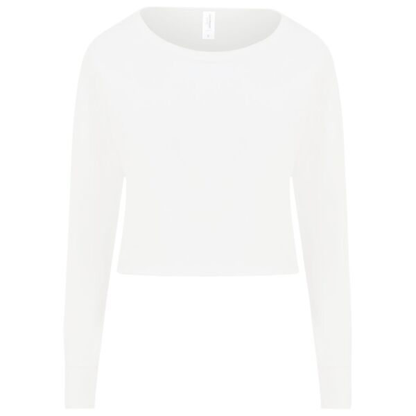 Ladies' Cropped Pullover Sweatshirt Thumbnail