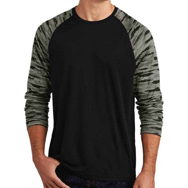 Drift Camo Colorblock Long Sleeve Tee Thumbnail