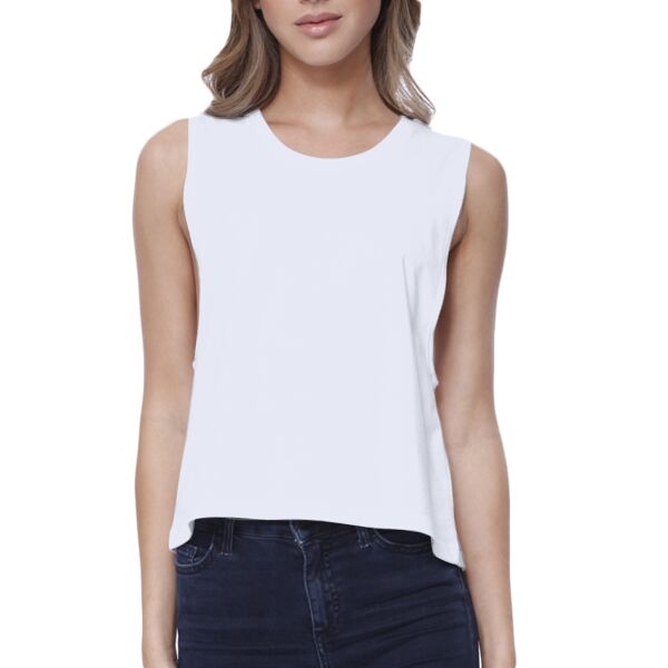 Ladies' Muscle Crop T-Shirt Thumbnail