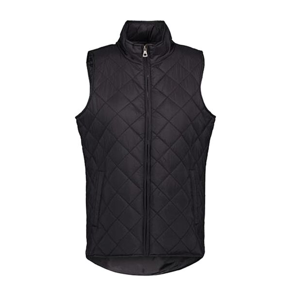 Women's Vintage Diamond Quilted Vest Thumbnail