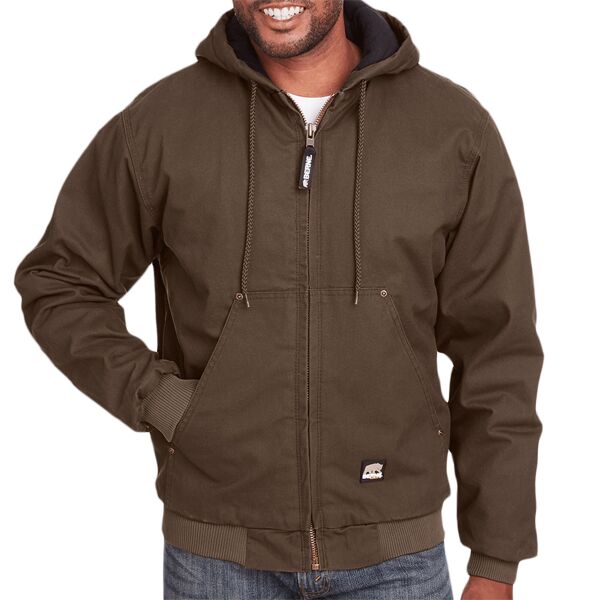 Men's Highland Washed Cotton Duck Hooded Jacket Thumbnail