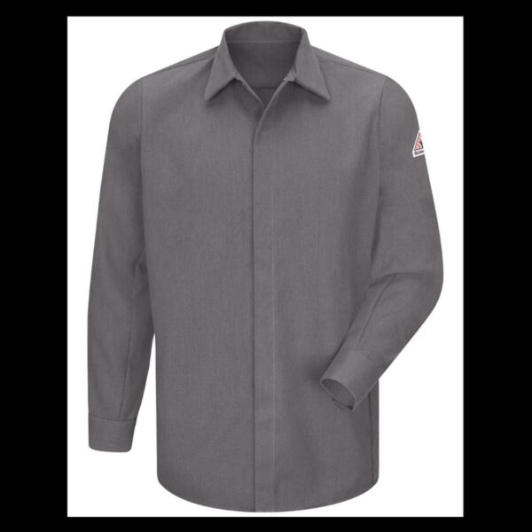 Men's Tall Concealed-Gripper Pocketless Long Sleeve Shirt - CoolTouch® 2 Thumbnail