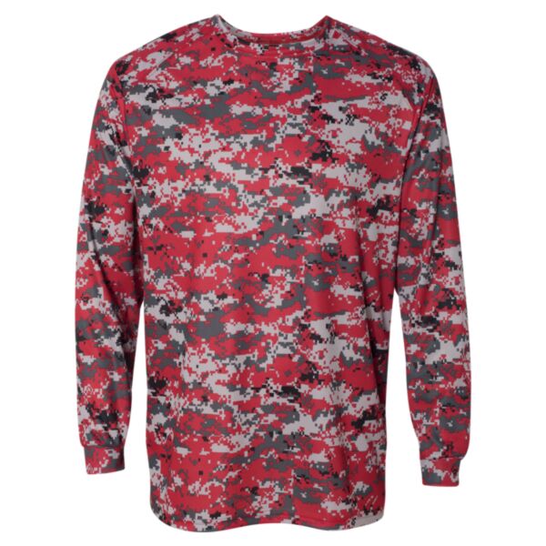 Badger - Digital Camo Long Sleeve T-Shirt Thumbnail
