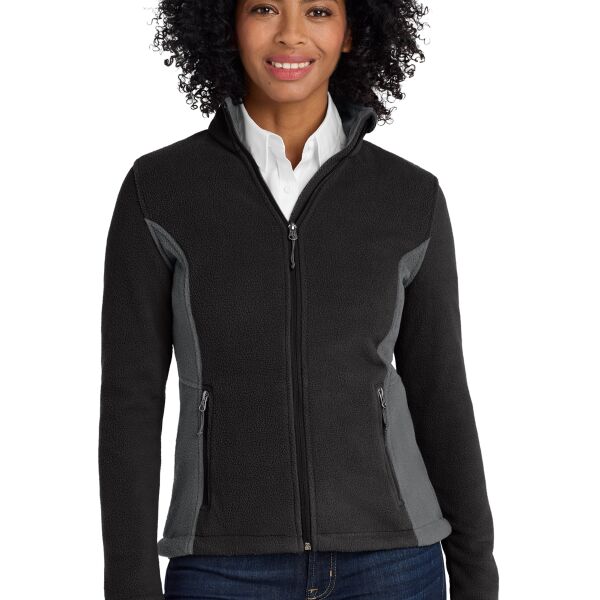 L216 Port Authority Ladies Colorblock Fleece Thumbnail