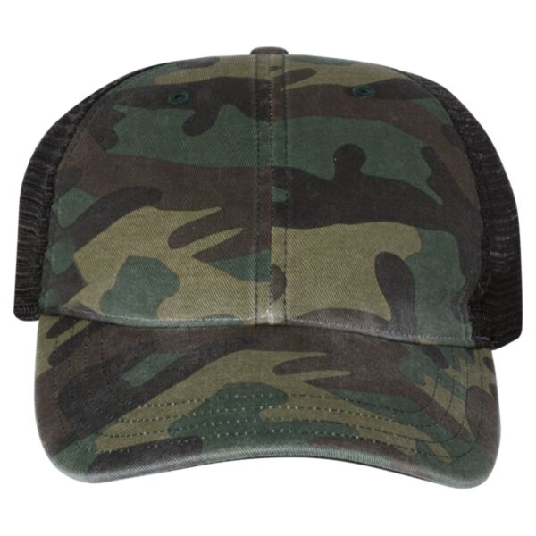 Camo Washed Trucker Cap Thumbnail