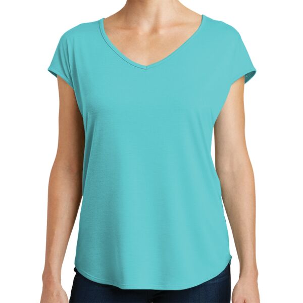 District - ® Women's Drapey Cross Back Tee Thumbnail