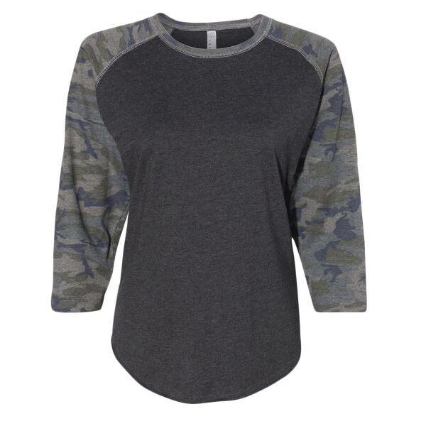 Women's Baseball Fine Jersey Tee Thumbnail