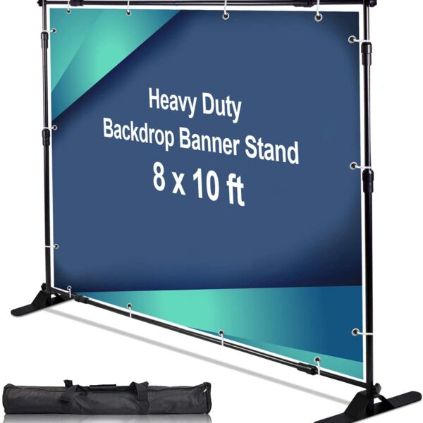 13oz Scrim Vinyl with Telescopic Backdrop Banner Stand Thumbnail