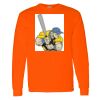 Safety Long Sleeve  Special Gildan Heavy Cotton Long Sleeve T-Shirt Thumbnail