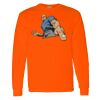Safety Long Sleeve  Special Gildan Heavy Cotton Long Sleeve T-Shirt Thumbnail