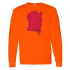 Safety Long Sleeve  Special Gildan Heavy Cotton Long Sleeve T-Shirt Thumbnail