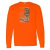 Safety Long Sleeve  Special Gildan Heavy Cotton Long Sleeve T-Shirt Thumbnail
