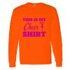 Safety Long Sleeve  Special Gildan Heavy Cotton Long Sleeve T-Shirt Thumbnail