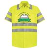 High Visibility Safety Short Sleeve Work Shirt Thumbnail
