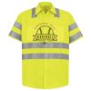 High Visibility Safety Short Sleeve Work Shirt Thumbnail