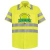 High Visibility Safety Short Sleeve Work Shirt Thumbnail