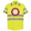 High Visibility Safety Short Sleeve Work Shirt Thumbnail