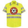 High Visibility Safety Short Sleeve Work Shirt Thumbnail