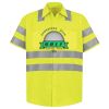 High Visibility Safety Short Sleeve Work Shirt Thumbnail