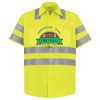 High Visibility Safety Short Sleeve Work Shirt Thumbnail